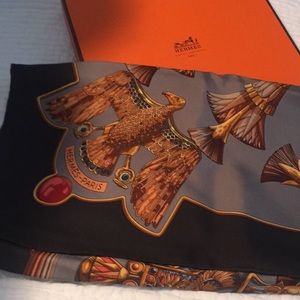 Hermes Paris silk scarf